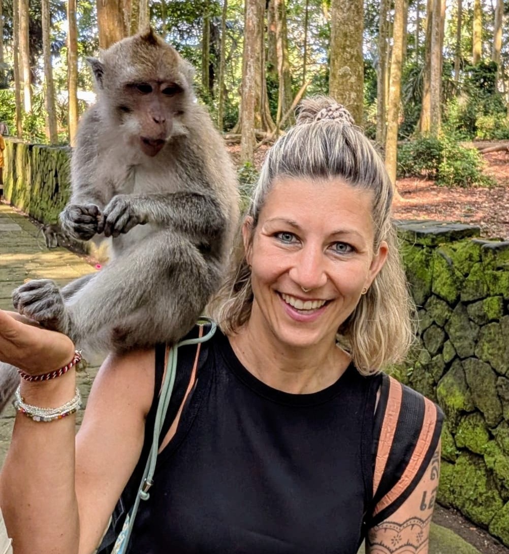 Fabienne Kathriner in der Natur